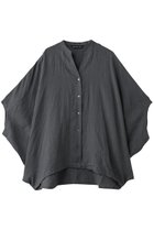 【ミズイロ インド/mizuiro ind】のlinen stand collar cocoon shirt シャツ c.grayA|ID: prp329100004960166 ipo3291000000037214941