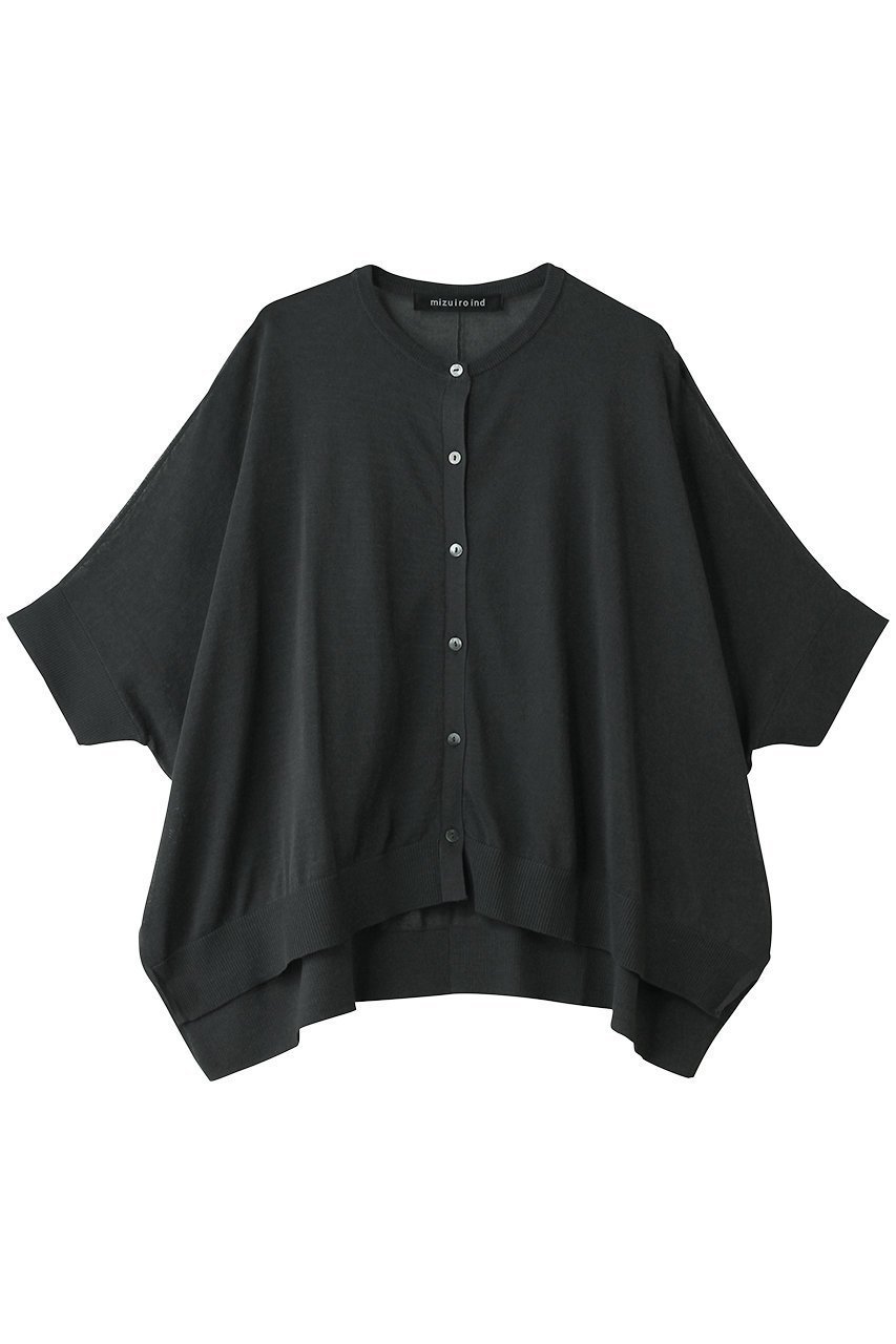 【ミズイロ インド/mizuiro ind】のhigh gauze wide C/D カーディガン インテリア・キッズ・メンズ・レディースファッション・服の通販 founy(ファニー) 　ファッション　Fashion　レディースファッション　Fashion for Women　トップス・カットソー　Cut & Sew Tops　ニット　Knit Tops & Sweaters　カーディガン・羽織り　Layered Style Cardigans　カーディガン　Cardigan, Knitwear　シアー　Sheer, See-Through　スリーブ　Sleeve, Long Sleeve / Short Sleeve　ハーフ　Half, Half-Length　ワイド　Wide, Wide Fit　夏　Summer　新作・新入荷　New Arrivals / New In　c.gray|ID: prp329100004960167 ipo3291000000037214950