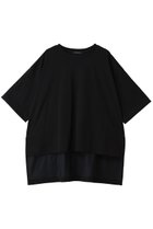 【ミズイロ インド/mizuiro ind】のside slit wide tunic T shirt シャツ black|ID: prp329100004960168 ipo3291000000037214958