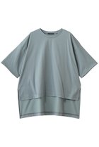 【ミズイロ インド/mizuiro ind】のside slit wide tunic T shirt シャツ blue|ID: prp329100004960168 ipo3291000000037298281