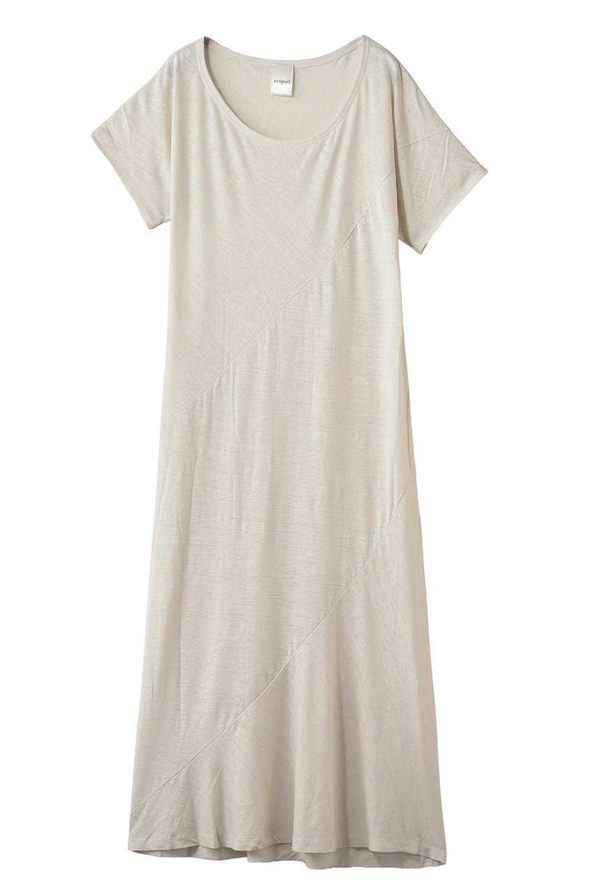 【ラスパイユ/raspail】のリネン コンポジションドレス 人気、トレンドファッション・服の通販 founy(ファニー) 　ファッション　Fashion　レディースファッション　Fashion for Women　ワンピース　Dresses　フォーマル・パーティードレス・結婚式用ドレス　Elegant & Casual Dresses　チュニック　Tunic Tops & Dresses　なめらか　Smooth, Silky Texture　シルク　Silk, 100% Silk　チュニック　Tunic, Long Top　ドレス　Dress, One-Piece　ドレープ　Drape, Draping Fabric　リネン　Linen, Linen Fabric　ロング　Long, Long-Length　エレガント 上品　Elegant　新作・新入荷　New Arrivals / New In　 other-1|ID: prp329100004960170 ipo3291000000037214969