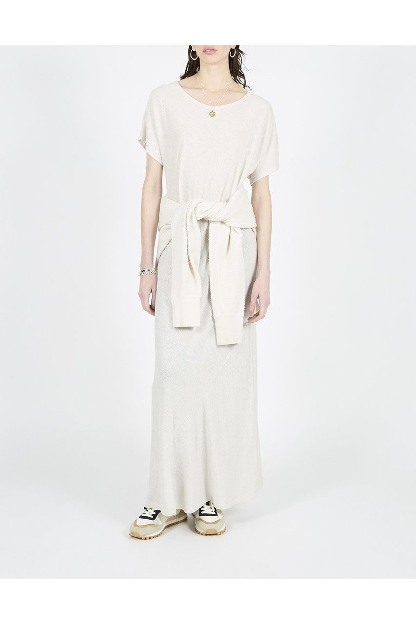 【ラスパイユ/raspail】のリネン コンポジションドレス 人気、トレンドファッション・服の通販 founy(ファニー) 　ファッション　Fashion　レディースファッション　Fashion for Women　ワンピース　Dresses　フォーマル・パーティードレス・結婚式用ドレス　Elegant & Casual Dresses　チュニック　Tunic Tops & Dresses　なめらか　Smooth, Silky Texture　シルク　Silk, 100% Silk　チュニック　Tunic, Long Top　ドレス　Dress, One-Piece　ドレープ　Drape, Draping Fabric　リネン　Linen, Linen Fabric　ロング　Long, Long-Length　エレガント 上品　Elegant　新作・新入荷　New Arrivals / New In　other-6|ID: prp329100004960170 ipo3291000000037214975