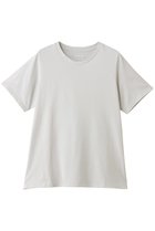 【スリー ドッツ/three dots】のパウダリーコットン ベーシックTシャツ アイスグレー|ID: prp329100004960180 ipo3291000000037215044
