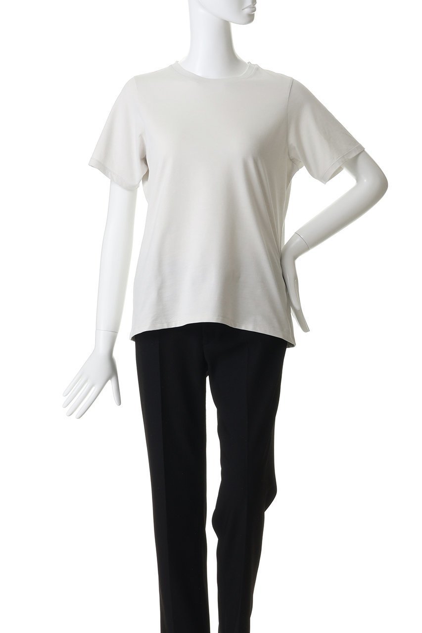 【スリー ドッツ/three dots】のパウダリーコットン ベーシックTシャツ 人気、トレンドファッション・服の通販 founy(ファニー) 　ファッション　Fashion　レディースファッション　Fashion for Women　トップス・カットソー　Cut & Sew Tops　シャツ・ブラウス・オフィスカジュアル　Elegant Blouses & Button-Ups　ロングTシャツ・Tシャツ　Longline T-Shirts & Tees　カットソー・ベーシックTシャツ　Cut-and-Sewn Tops / Stretch Tees & Basics　なめらか　Smooth, Silky Texture　インナー　Innerwear　ショート　Short, Short Length　ジャケット　Jacket, Outerwear　スリーブ　Sleeve, Long Sleeve / Short Sleeve　フィット　Fit, Slim Fit　ベーシック　Basic, Essential　夏　Summer　新作・新入荷　New Arrivals / New In　other-2|ID: prp329100004960180 ipo3291000000037215046