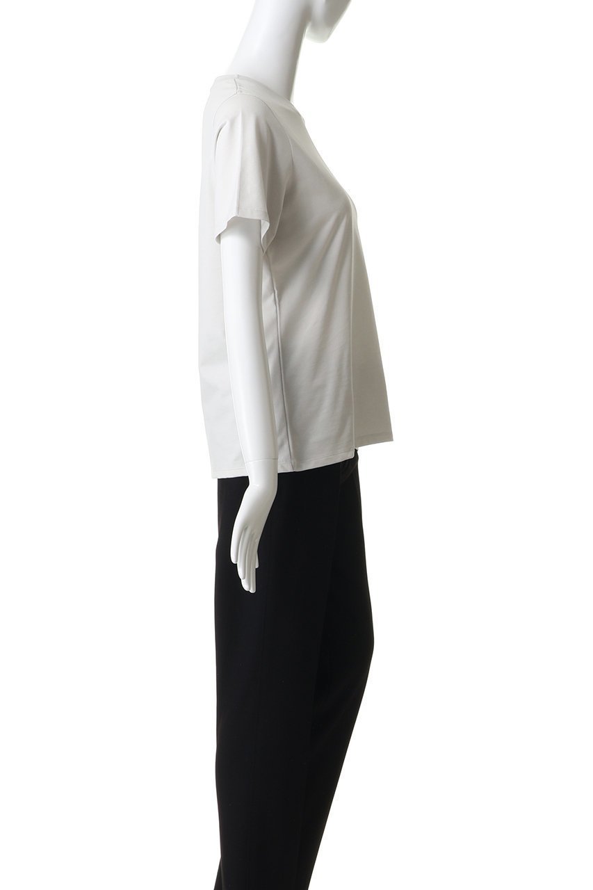 【スリー ドッツ/three dots】のパウダリーコットン ベーシックTシャツ 人気、トレンドファッション・服の通販 founy(ファニー) 　ファッション　Fashion　レディースファッション　Fashion for Women　トップス・カットソー　Cut & Sew Tops　シャツ・ブラウス・オフィスカジュアル　Elegant Blouses & Button-Ups　ロングTシャツ・Tシャツ　Longline T-Shirts & Tees　カットソー・ベーシックTシャツ　Cut-and-Sewn Tops / Stretch Tees & Basics　なめらか　Smooth, Silky Texture　インナー　Innerwear　ショート　Short, Short Length　ジャケット　Jacket, Outerwear　スリーブ　Sleeve, Long Sleeve / Short Sleeve　フィット　Fit, Slim Fit　ベーシック　Basic, Essential　夏　Summer　新作・新入荷　New Arrivals / New In　other-3|ID: prp329100004960180 ipo3291000000037215047