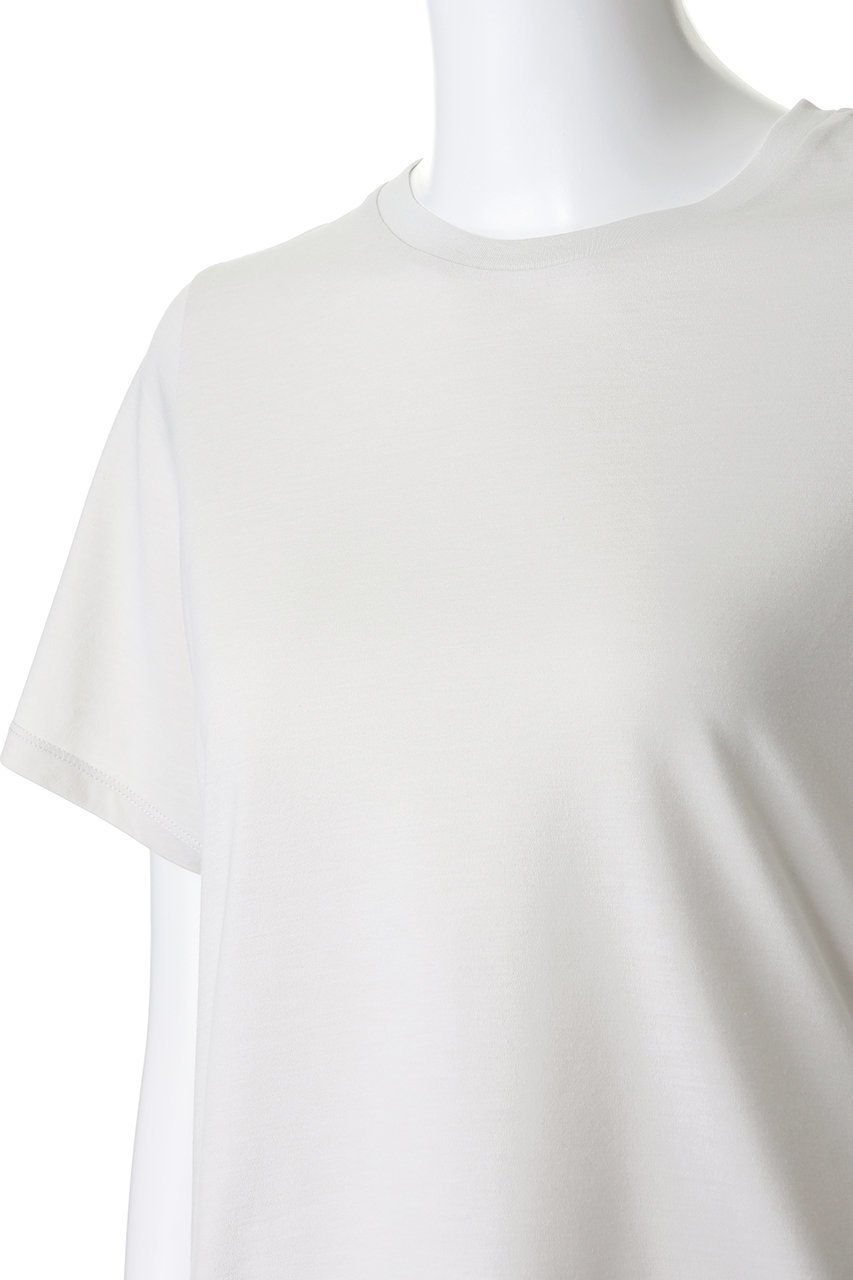 【スリー ドッツ/three dots】のパウダリーコットン ベーシックTシャツ 人気、トレンドファッション・服の通販 founy(ファニー) 　ファッション　Fashion　レディースファッション　Fashion for Women　トップス・カットソー　Cut & Sew Tops　シャツ・ブラウス・オフィスカジュアル　Elegant Blouses & Button-Ups　ロングTシャツ・Tシャツ　Longline T-Shirts & Tees　カットソー・ベーシックTシャツ　Cut-and-Sewn Tops / Stretch Tees & Basics　なめらか　Smooth, Silky Texture　インナー　Innerwear　ショート　Short, Short Length　ジャケット　Jacket, Outerwear　スリーブ　Sleeve, Long Sleeve / Short Sleeve　フィット　Fit, Slim Fit　ベーシック　Basic, Essential　夏　Summer　新作・新入荷　New Arrivals / New In　other-5|ID: prp329100004960180 ipo3291000000037215049