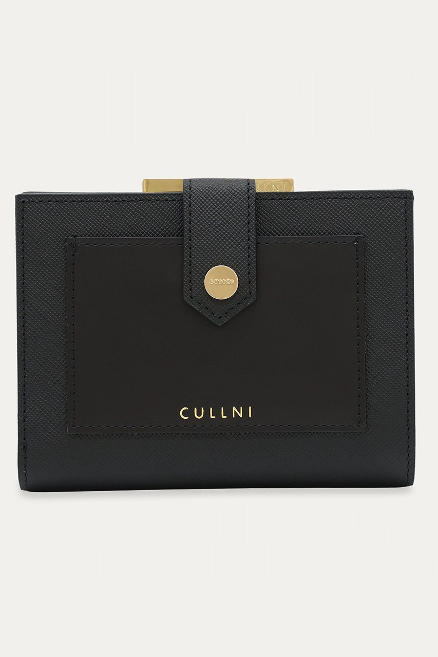 【クルニ/CULLNI】のLeather Combination ポケット クラスプ ウォレット インテリア・キッズ・メンズ・レディースファッション・服の通販 founy(ファニー) 　ファッション　Fashion　レディースファッション　Fashion for Women　ミニ財布・二つ折り財布　Wallets & Card Cases　ユニセックス　Unisex, Genderless　ウォレット　Wallet　ボックス　Boxy, Box Shape　ポケット　Pocket, Pocket Detail　エレガント 上品　Elegant　切替　Switching, Contrast Panel　新作・新入荷　New Arrivals / New In　財布　Wallet, Purse　ブラックコンビ|ID: prp329100004960188 ipo3291000000037215102