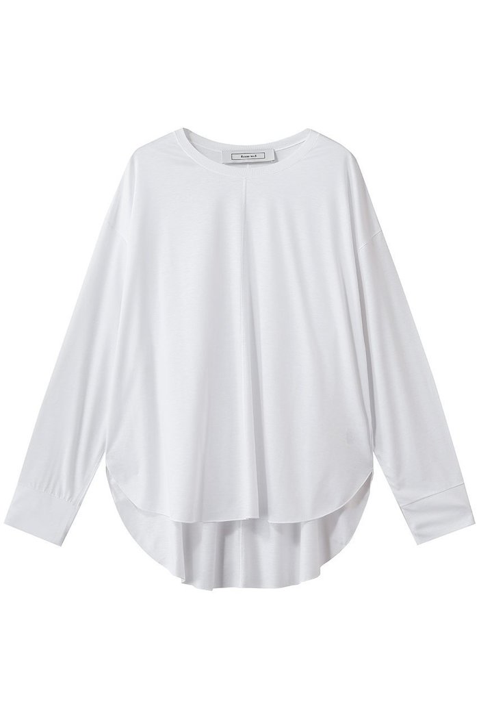 【ルームエイト/Room no.8】のテンセル ラウンドヘム ロングスリーブ Tシャツ インテリア・キッズ・メンズ・レディースファッション・服の通販 founy(ファニー) https://founy.com/ ファッション Fashion レディースファッション Fashion for Women トップス・カットソー Cut & Sew Tops シャツ・ブラウス・オフィスカジュアル Elegant Blouses & Button-Ups ロングTシャツ・Tシャツ Longline T-Shirts & Tees カットソー・ベーシックTシャツ Cut-and-Sewn Tops / Stretch Tees & Basics シンプル Simple, Minimal スリーブ Sleeve, Long Sleeve / Short Sleeve センター Center, Center Line フロント Front, Front Design ボトム Bottoms, Lower Wear ロング Long, Long-Length エレガント 上品 Elegant 新作・新入荷 New Arrivals / New In |ID: prp329100004960189 ipo3291000000037215110