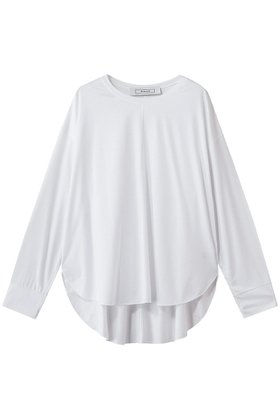 【ルームエイト/Room no.8】のテンセル ラウンドヘム ロングスリーブ Tシャツ 人気、トレンドファッション・服の通販 founy(ファニー) ファッション Fashion レディースファッション Fashion for Women トップス・カットソー Cut & Sew Tops シャツ・ブラウス・オフィスカジュアル Elegant Blouses & Button-Ups ロングTシャツ・Tシャツ Longline T-Shirts & Tees カットソー・ベーシックTシャツ Cut-and-Sewn Tops / Stretch Tees & Basics シンプル Simple, Minimal スリーブ Sleeve, Long Sleeve / Short Sleeve センター Center, Center Line フロント Front, Front Design ボトム Bottoms, Lower Wear ロング Long, Long-Length エレガント 上品 Elegant 新作・新入荷 New Arrivals / New In |ID:prp329100004960189