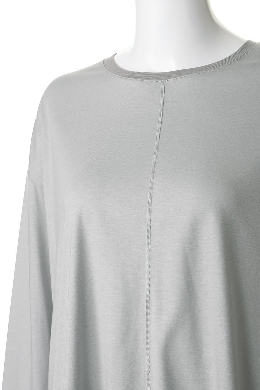【ルームエイト/Room no.8】のテンセル ラウンドヘム ロングスリーブ Tシャツ 人気、トレンドファッション・服の通販 founy(ファニー) 　ファッション　Fashion　レディースファッション　Fashion for Women　トップス・カットソー　Cut & Sew Tops　シャツ・ブラウス・オフィスカジュアル　Elegant Blouses & Button-Ups　ロングTシャツ・Tシャツ　Longline T-Shirts & Tees　カットソー・ベーシックTシャツ　Cut-and-Sewn Tops / Stretch Tees & Basics　シンプル　Simple, Minimal　スリーブ　Sleeve, Long Sleeve / Short Sleeve　センター　Center, Center Line　フロント　Front, Front Design　ボトム　Bottoms, Lower Wear　ロング　Long, Long-Length　エレガント 上品　Elegant　新作・新入荷　New Arrivals / New In　other-5|ID: prp329100004960189 ipo3291000000037215117