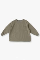 【その他のブランド/Other】の【4/29 0:00販売開始】【KIDS】クルーネック プルオーバー 人気、トレンドファッション・服の通販 founy(ファニー) ファッション Fashion キッズファッション Fashion for Kids トップス・カットソー Cut & Sew Tops おすすめ Recommended / Our Picks コンパクト Compact, Small Size シンプル Simple, Minimal ストレッチ Stretch, Stretchy Fabric セットアップ Set-Up, Coordinated Outfit 旅行 Travel thumbnail カーキ|ID: prp329100004960193 ipo3291000000037215138