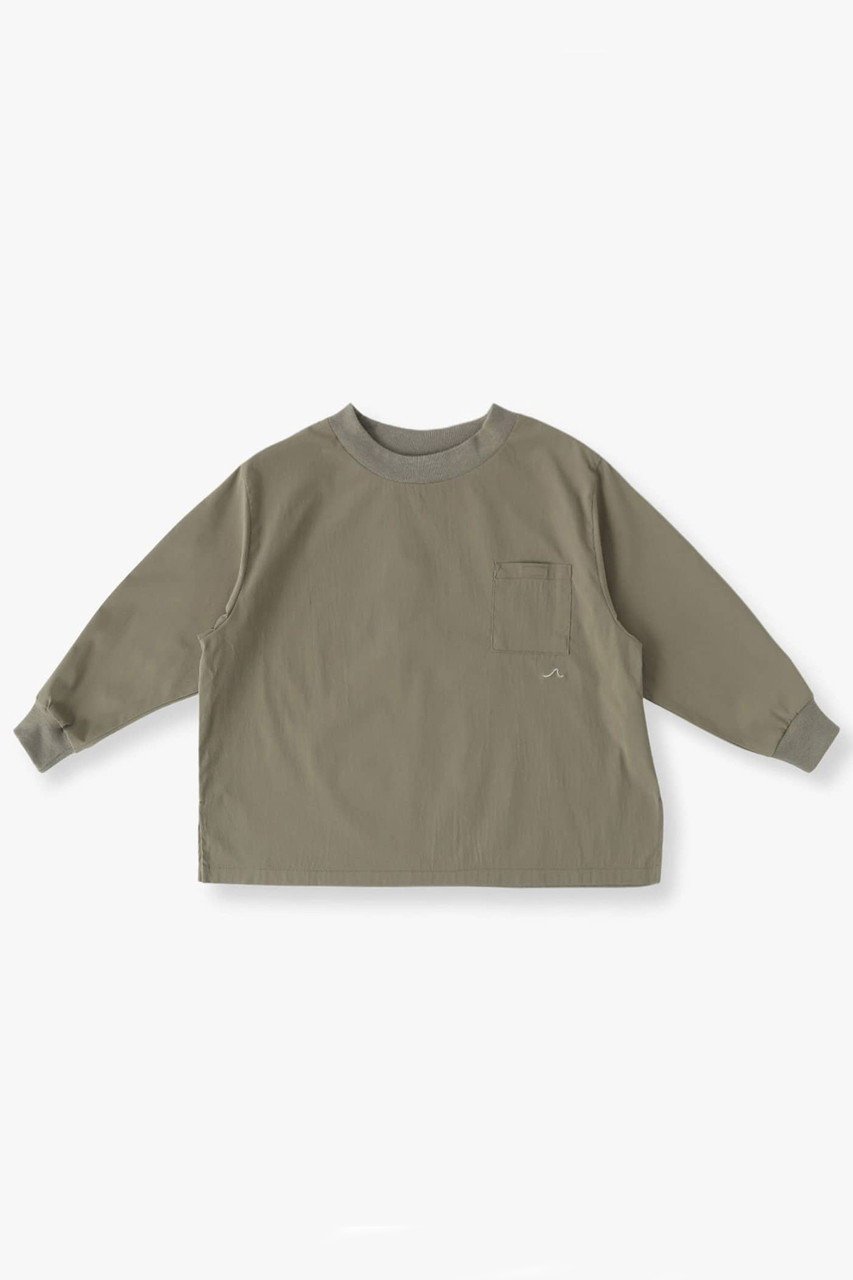 【その他のブランド/Other】の【4/29 0:00販売開始】【KIDS】クルーネック プルオーバー インテリア・キッズ・メンズ・レディースファッション・服の通販 founy(ファニー) 　ファッション　Fashion　キッズファッション　Fashion for Kids　トップス・カットソー　Cut & Sew Tops　おすすめ　Recommended / Our Picks　コンパクト　Compact, Small Size　シンプル　Simple, Minimal　ストレッチ　Stretch, Stretchy Fabric　セットアップ　Set-Up, Coordinated Outfit　旅行　Travel　カーキ|ID: prp329100004960193 ipo3291000000037215138