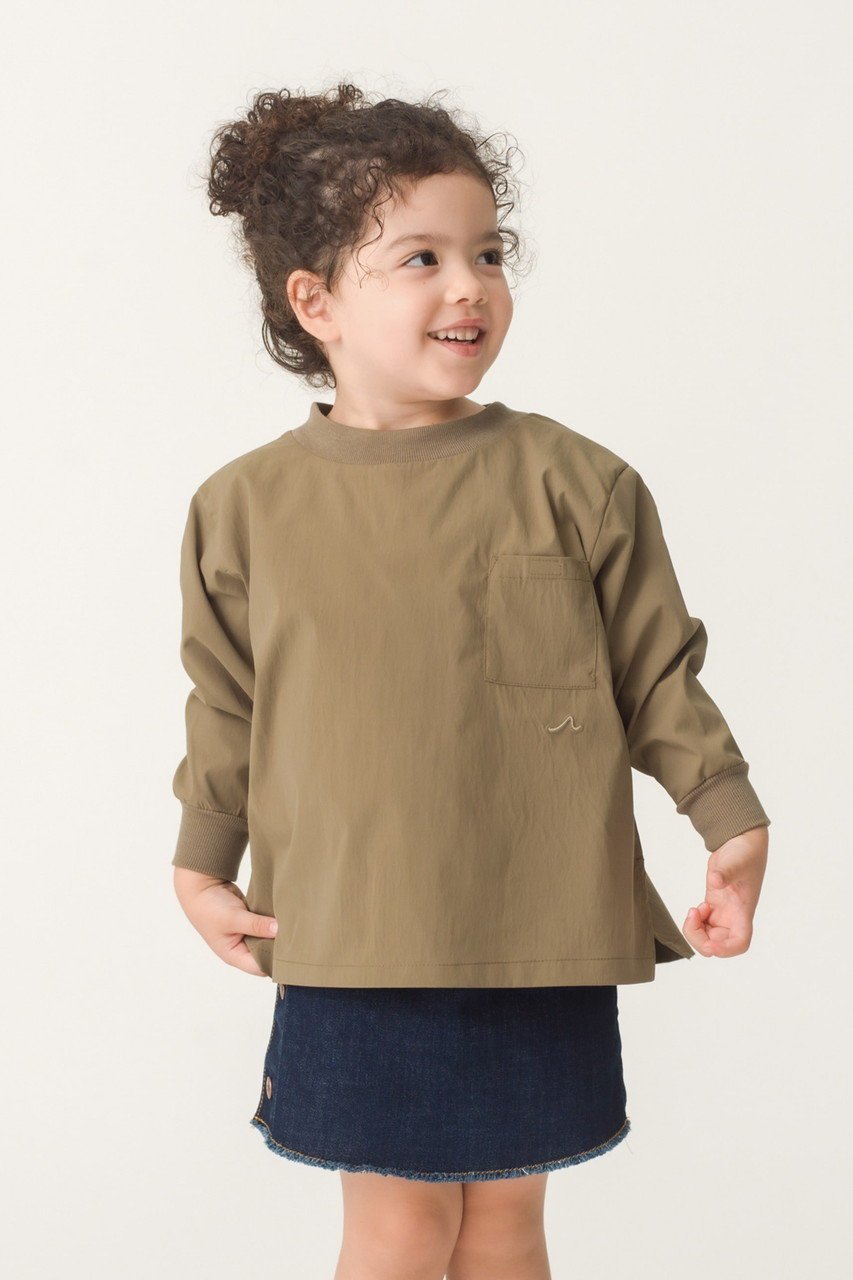 【その他のブランド/Other】の【4/29 0:00販売開始】【KIDS】クルーネック プルオーバー 人気、トレンドファッション・服の通販 founy(ファニー) 　ファッション　Fashion　キッズファッション　Fashion for Kids　トップス・カットソー　Cut & Sew Tops　おすすめ　Recommended / Our Picks　コンパクト　Compact, Small Size　シンプル　Simple, Minimal　ストレッチ　Stretch, Stretchy Fabric　セットアップ　Set-Up, Coordinated Outfit　旅行　Travel　other-6|ID: prp329100004960193 ipo3291000000037215143