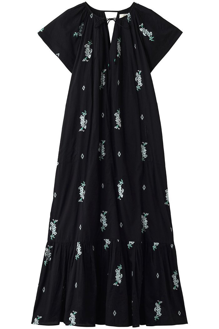 【ヌキテパ/NE QUITTEZ PAS】のCotton Voile Jasmine Embroidery ショートスリーブ ドレス インテリア・キッズ・メンズ・レディースファッション・服の通販 founy(ファウニー) https://founy.com/ ファッション Fashion レディースファッション Fashion for Women ワンピース Dresses フォーマル・パーティードレス・結婚式用ドレス Elegant & Casual Dresses チュニック Tunic Tops & Dresses ショート Short, Short Length スリーブ Sleeve, Long Sleeve / Short Sleeve チュニック Tunic, Long Top ドレス Dress, One-Piece マキシ Maxi, Full Length ロング Long, Long-Length 新作・新入荷 New Arrivals / New In |ID: prp329100004963277 ipo3291000000037233547