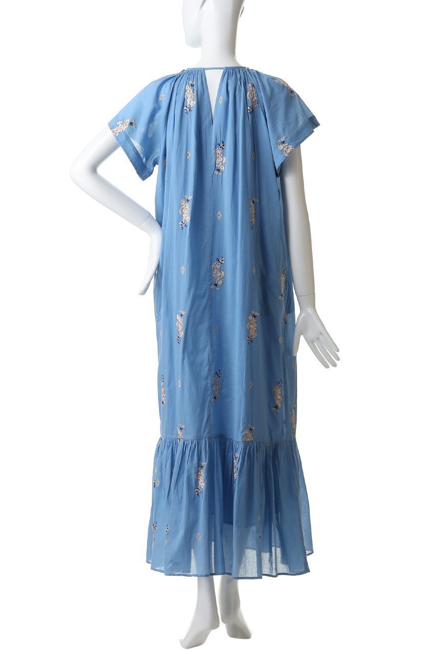 【ヌキテパ/NE QUITTEZ PAS】のCotton Voile Jasmine Embroidery ショートスリーブ ドレス 大人の最旬トレンドファッション＆コーディネート founy(ファウニー) 　ファッション　Fashion　レディースファッション　Fashion for Women　ワンピース　Dresses　フォーマル・パーティードレス・結婚式用ドレス　Elegant & Casual Dresses　チュニック　Tunic Tops & Dresses　ショート　Short, Short Length　スリーブ　Sleeve, Long Sleeve / Short Sleeve　チュニック　Tunic, Long Top　ドレス　Dress, One-Piece　マキシ　Maxi, Full Length　ロング　Long, Long-Length　新作・新入荷　New Arrivals / New In　other-4|ID: prp329100004963277 ipo3291000000037233552