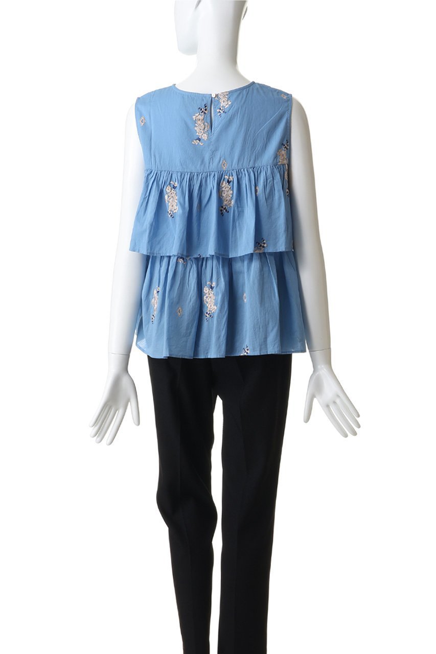 【ヌキテパ/NE QUITTEZ PAS】のCotton Voile Jasmine Embroidery ノースリーブ トップス 大人の最旬トレンドファッション＆コーディネート founy(ファウニー) 　ファッション　Fashion　レディースファッション　Fashion for Women　トップス・カットソー　Cut & Sew Tops　キャミソール&ノースリーブ　Camisoles & Sleeveless Tops　シャツ・ブラウス・オフィスカジュアル　Elegant Blouses & Button-Ups　ロングTシャツ・Tシャツ　Longline T-Shirts & Tees　カットソー・ベーシックTシャツ　Cut-and-Sewn Tops / Stretch Tees & Basics　エアリー　Airy Texture　キャミソール　Camisole, Spaghetti Strap Top　サンダル　Sandals, Summer Shoes　タンク　Tank Top, Sleeveless Top　ノースリーブ　Sleeveless, No-Sleeve　バングル　Bangle, Bracelet　マニッシュ　Mannish, Boyish　モダン　Modern, Contemporary　夏　Summer　新作・新入荷　New Arrivals / New In　other-4|ID: prp329100004963278 ipo3291000000037233560