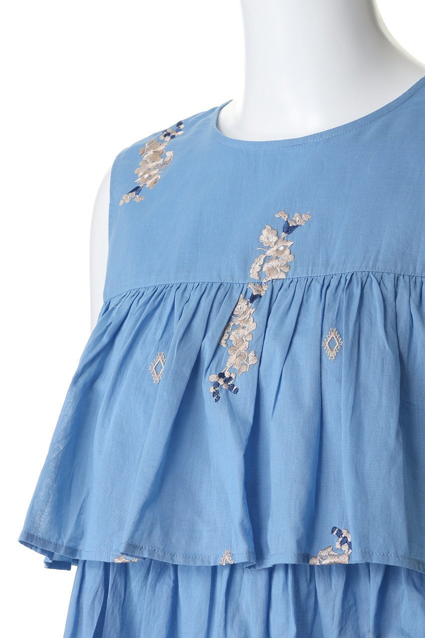 【ヌキテパ/NE QUITTEZ PAS】のCotton Voile Jasmine Embroidery ノースリーブ トップス 大人の最旬トレンドファッション＆コーディネート founy(ファウニー) 　ファッション　Fashion　レディースファッション　Fashion for Women　トップス・カットソー　Cut & Sew Tops　キャミソール&ノースリーブ　Camisoles & Sleeveless Tops　シャツ・ブラウス・オフィスカジュアル　Elegant Blouses & Button-Ups　ロングTシャツ・Tシャツ　Longline T-Shirts & Tees　カットソー・ベーシックTシャツ　Cut-and-Sewn Tops / Stretch Tees & Basics　エアリー　Airy Texture　キャミソール　Camisole, Spaghetti Strap Top　サンダル　Sandals, Summer Shoes　タンク　Tank Top, Sleeveless Top　ノースリーブ　Sleeveless, No-Sleeve　バングル　Bangle, Bracelet　マニッシュ　Mannish, Boyish　モダン　Modern, Contemporary　夏　Summer　新作・新入荷　New Arrivals / New In　other-5|ID: prp329100004963278 ipo3291000000037233561