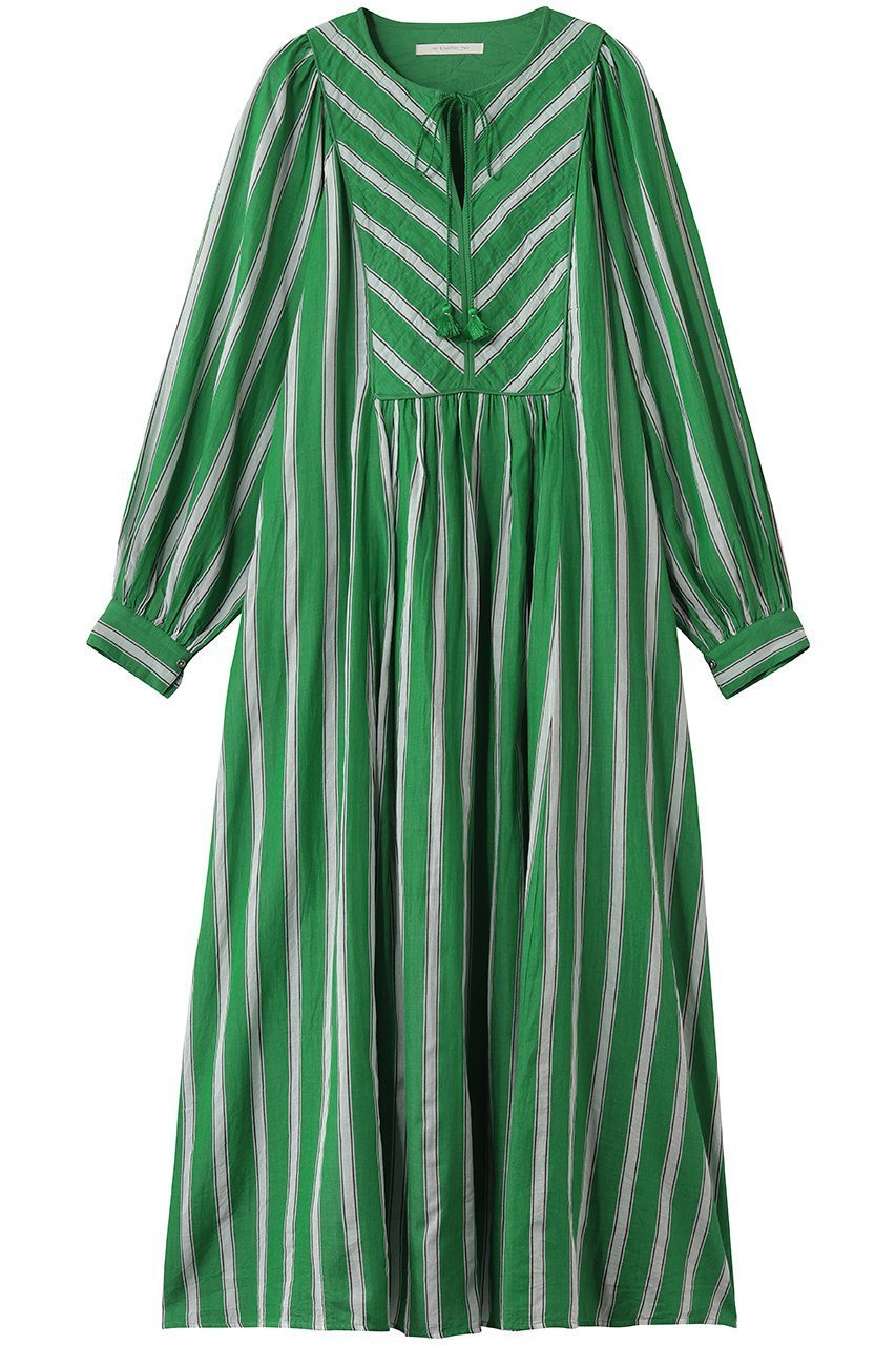 【ヌキテパ/NE QUITTEZ PAS】のCotton Voile Stripe ギャザードレス 大人の最旬トレンドファッション＆コーディネート founy(ファウニー) 　ファッション　Fashion　レディースファッション　Fashion for Women　ワンピース　Dresses　フォーマル・パーティードレス・結婚式用ドレス　Elegant & Casual Dresses　チュニック　Tunic Tops & Dresses　エスニック　Ethnic Style　ギャザー　Gathered, Ruffled　ストライプ　Stripe, Striped Pattern　チュニック　Tunic, Long Top　ドレス　Dress, One-Piece　モダン　Modern, Contemporary　ロング　Long, Long-Length　今季　This Season, Current Season　夏　Summer　新作・新入荷　New Arrivals / New In　 other-1|ID: prp329100004963280 ipo3291000000037233574