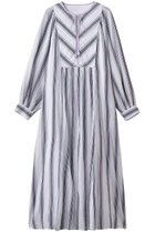 【ヌキテパ/NE QUITTEZ PAS】のCotton Voile Stripe ギャザードレス 大人の最旬トレンドファッション＆コーディネート founy(ファウニー) ファッション Fashion レディースファッション Fashion for Women ワンピース Dresses フォーマル・パーティードレス・結婚式用ドレス Elegant & Casual Dresses チュニック Tunic Tops & Dresses エスニック Ethnic Style ギャザー Gathered, Ruffled ストライプ Stripe, Striped Pattern チュニック Tunic, Long Top ドレス Dress, One-Piece モダン Modern, Contemporary ロング Long, Long-Length 今季 This Season, Current Season 夏 Summer 新作・新入荷 New Arrivals / New In thumbnail ライラック|ID: prp329100004963280 ipo3291000000037233577