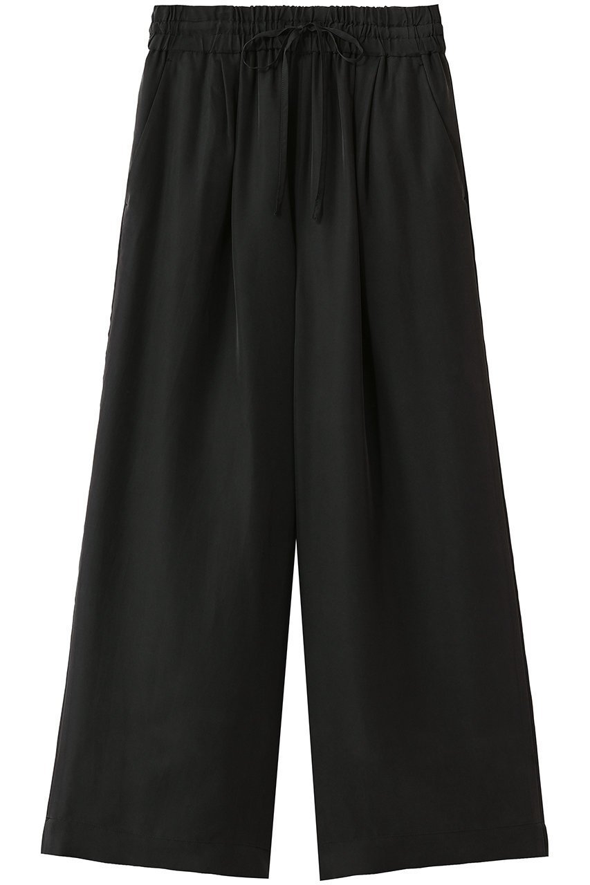 【サクラ/SACRA】のプレミアムシルクサンドウォッシュワイドパンツ インテリア・キッズ・メンズ・レディースファッション・服の通販 founy(ファニー) 　ファッション　Fashion　レディースファッション　Fashion for Women　パンツ　Pants & Trousers　おすすめ　Recommended / Our Picks　シルク　Silk, 100% Silk　ラグジュアリー　Luxury, Elegant　リラックス　Relax, Relaxed Fit　新作・新入荷　New Arrivals / New In　ブラック|ID: prp329100004963282 ipo3291000000037233590
