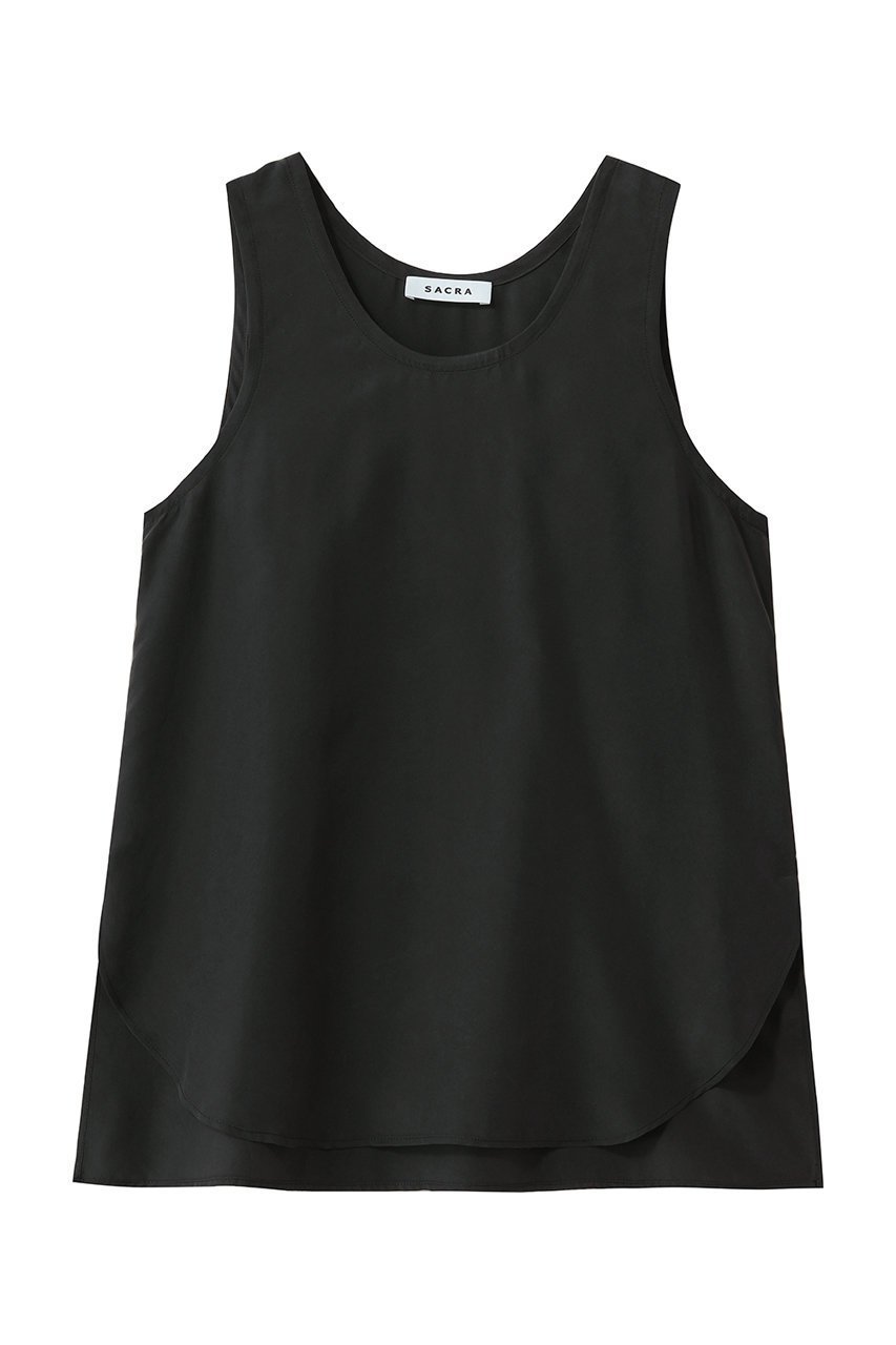 【サクラ/SACRA】のプレミアムシルクサンドウォッシュタンクトップ インテリア・キッズ・メンズ・レディースファッション・服の通販 founy(ファニー) 　ファッション　Fashion　レディースファッション　Fashion for Women　トップス・カットソー　Cut & Sew Tops　キャミソール&ノースリーブ　Camisoles & Sleeveless Tops　シャツ・ブラウス・オフィスカジュアル　Elegant Blouses & Button-Ups　インナー　Innerwear　シルク　Silk, 100% Silk　タンク　Tank Top, Sleeveless Top　ノースリーブ　Sleeveless, No-Sleeve　ヴィンテージ　Vintage Style　新作・新入荷　New Arrivals / New In　ブラック|ID: prp329100004963283 ipo3291000000037233599