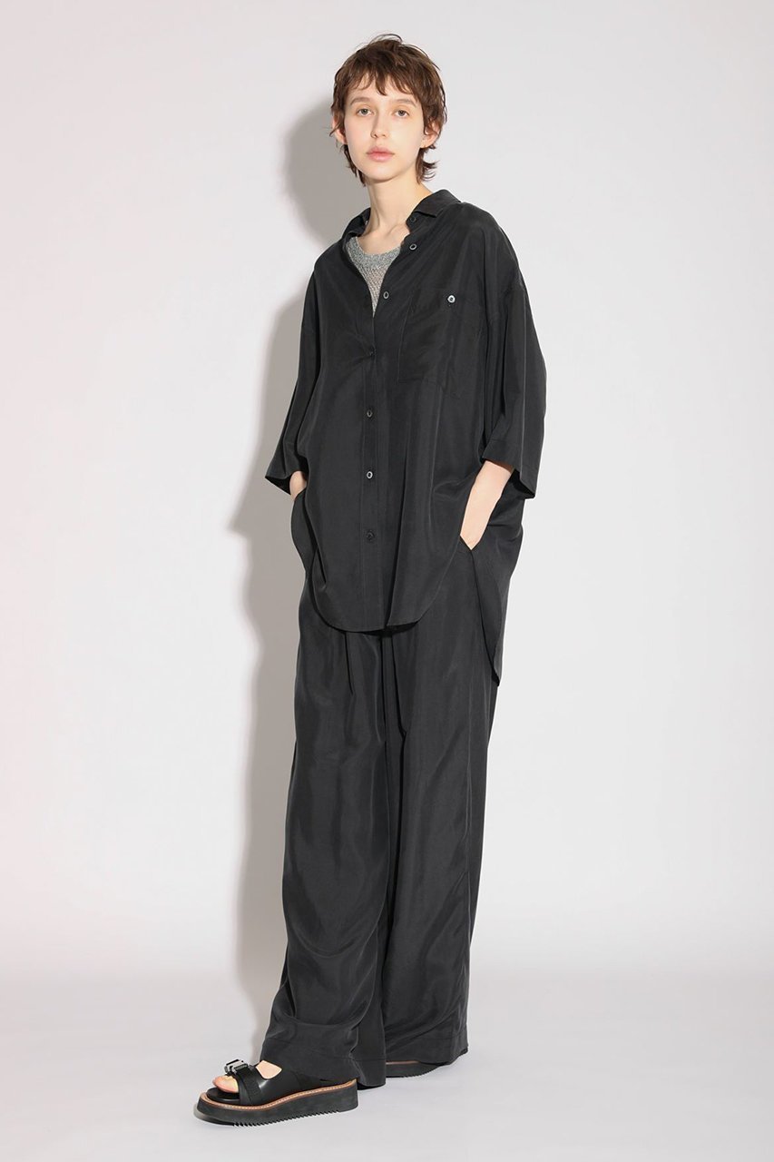 【サクラ/SACRA】のプレミアムシルクサンドウォッシュシャツ 人気、トレンドファッション・服の通販 founy(ファニー) 　ファッション　Fashion　レディースファッション　Fashion for Women　トップス・カットソー　Cut & Sew Tops　シャツ・ブラウス・オフィスカジュアル　Elegant Blouses & Button-Ups　ショート　Short, Short Length　シルク　Silk, 100% Silk　スリーブ　Sleeve, Long Sleeve / Short Sleeve　ハーフ　Half, Half-Length　ヴィンテージ　Vintage Style　新作・新入荷　New Arrivals / New In　other-6|ID: prp329100004963284 ipo3291000000037233613