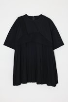 【エンフォルド/ENFOLD】の【5/1 12:00販売開始】LAYERED PLEATS PULLOVER ブラック|ID: prp329100004963288 ipo3291000000037233632