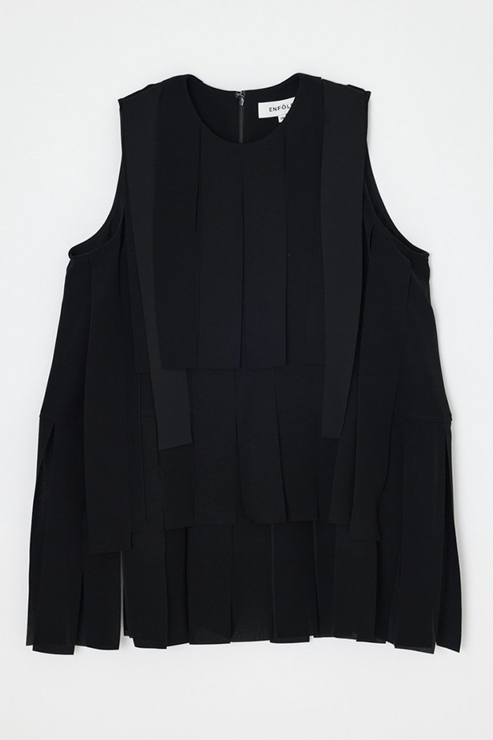 【エンフォルド/ENFOLD】のSHREDDER TANK-TOP インテリア・キッズ・メンズ・レディースファッション・服の通販 founy(ファウニー) https://founy.com/ ファッション Fashion レディースファッション Fashion for Women トップス・カットソー Cut & Sew Tops キャミソール&ノースリーブ Camisoles & Sleeveless Tops シャツ・ブラウス・オフィスカジュアル Elegant Blouses & Button-Ups おすすめ Recommended / Our Picks ストレッチ Stretch, Stretchy Fabric セットアップ Set-Up, Coordinated Outfit ノースリーブ Sleeveless, No-Sleeve フォルム Silhouette, Form エレガント 上品 Elegant 今季 This Season, Current Season 新作・新入荷 New Arrivals / New In |ID: prp329100004963291 ipo3291000000037233640