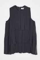 【エンフォルド/ENFOLD】の【5/1 12:00販売開始】SHREDDER TANK-TOP 大人の最旬トレンドファッション＆コーディネート founy(ファウニー) ファッション Fashion レディースファッション Fashion for Women トップス・カットソー Cut & Sew Tops キャミソール&ノースリーブ Camisoles & Sleeveless Tops シャツ・ブラウス・オフィスカジュアル Elegant Blouses & Button-Ups おすすめ Recommended / Our Picks ストレッチ Stretch, Stretchy Fabric セットアップ Set-Up, Coordinated Outfit ノースリーブ Sleeveless, No-Sleeve フォルム Silhouette, Form エレガント 上品 Elegant 今季 This Season, Current Season 新作・新入荷 New Arrivals / New In thumbnail ダークグレー|ID: prp329100004963291 ipo3291000000037233642