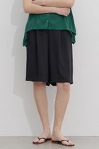 【マルティニーク/martinique】のタックゴムショートパンツ ブラック|ID: prp329100004963294 ipo3291000000037233663