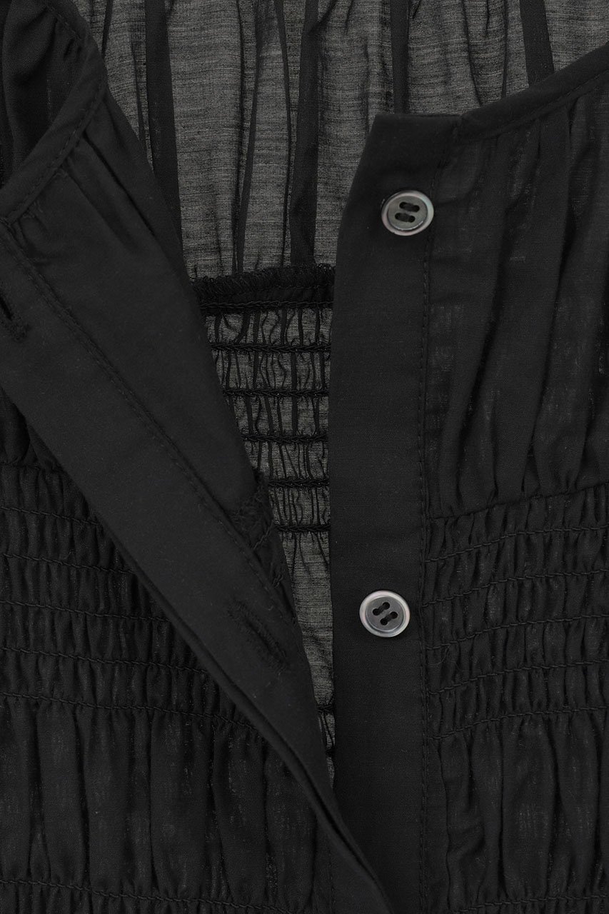 【マルティニーク/martinique】のシャーリングブラウス 人気、トレンドファッション・服の通販 founy(ファニー) 　ファッション　Fashion　レディースファッション　Fashion for Women　トップス・カットソー　Cut & Sew Tops　キャミソール&ノースリーブ　Camisoles & Sleeveless Tops　シャツ・ブラウス・オフィスカジュアル　Elegant Blouses & Button-Ups　おすすめ　Recommended / Our Picks　ギャザー　Gathered, Ruffled　シャーリング　Shirring, Ruched　ショート　Short, Short Length　ノースリーブ　Sleeveless, No-Sleeve　パターン　Pattern, Design Print　フロント　Front, Front Design　ワイド　Wide, Wide Fit　新作・新入荷　New Arrivals / New In　other-6|ID: prp329100004963297 ipo3291000000037233694