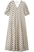 【ヌキテパ/NE QUITTEZ PAS】のCotton Dobby Stripe Anemone Print ギャザースリーブドレス 大人の最旬トレンドファッション＆コーディネート founy(ファウニー) ファッション Fashion レディースファッション Fashion for Women ワンピース Dresses フォーマル・パーティードレス・結婚式用ドレス Elegant & Casual Dresses チュニック Tunic Tops & Dresses スリーブ Sleeve, Long Sleeve / Short Sleeve チュニック Tunic, Long Top ドレス Dress, One-Piece フェミニン Feminine, Girly プリント Print, Printed Pattern リボン Ribbon, Bow ロング Long, Long-Length 新作・新入荷 New Arrivals / New In thumbnail エクリュ|ID: prp329100004963301 ipo3291000000037233722