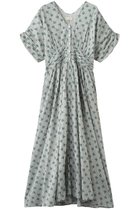 【ヌキテパ/NE QUITTEZ PAS】のCotton Jacquard Stripe Small Flower Print ウエスト ギャザー ドレス 大人の最旬トレンドファッション＆コーディネート founy(ファウニー) ファッション Fashion レディースファッション Fashion for Women ワンピース Dresses フォーマル・パーティードレス・結婚式用ドレス Elegant & Casual Dresses チュニック Tunic Tops & Dresses エアリー Airy Texture ギャザー Gathered, Ruffled サンダル Sandals, Summer Shoes ジャカード／ジャガード Jacquard, Woven Pattern スニーカー Sneakers, Trainers チュニック Tunic, Long Top ドレス Dress, One-Piece フラワー Flower, Floral プリント Print, Printed Pattern リゾート Resort, Vacation Style ロング Long, Long-Length 新作・新入荷 New Arrivals / New In thumbnail グレー|ID: prp329100004963302 ipo3291000000037233731