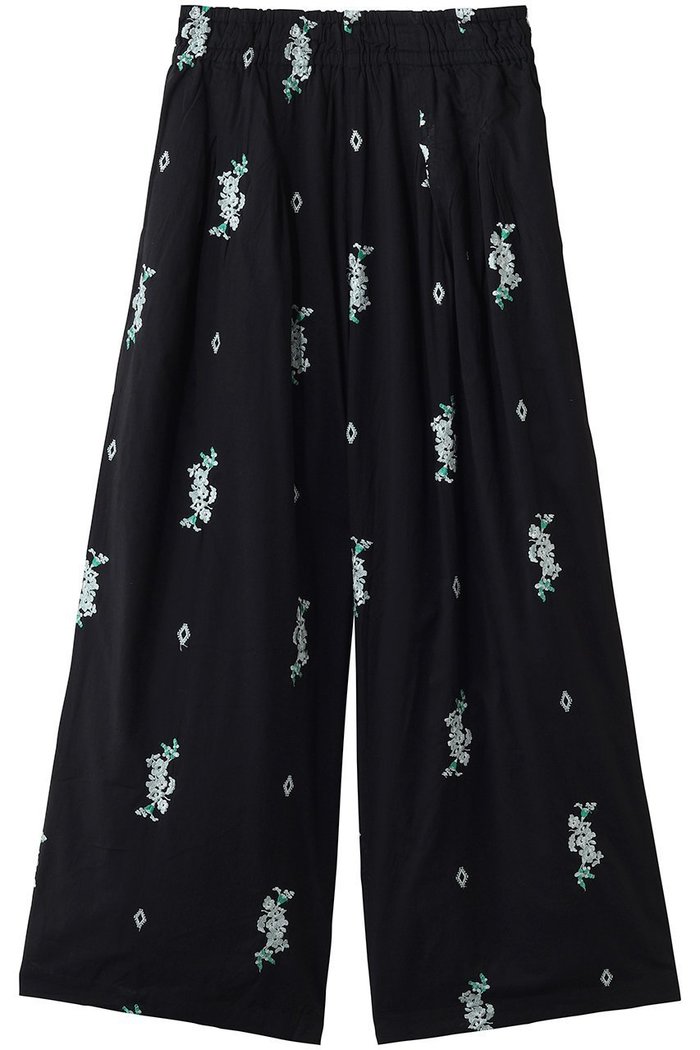【ヌキテパ/NE QUITTEZ PAS】のCotton Voile Jasmine Embroidery ギャザーパンツ インテリア・キッズ・メンズ・レディースファッション・服の通販 founy(ファニー) https://founy.com/ ファッション Fashion レディースファッション Fashion for Women パンツ Pants & Trousers ギャザー Gathered, Ruffled リゾート Resort, Vacation Style リラックス Relax, Relaxed Fit ワイド Wide, Wide Fit 夏 Summer 新作・新入荷 New Arrivals / New In |ID: prp329100004963303 ipo3291000000037233736