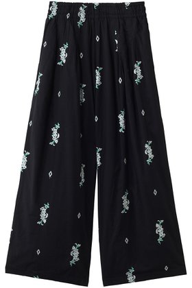 【ヌキテパ/NE QUITTEZ PAS】 Cotton Voile Jasmine Embroidery ギャザーパンツ大人の最旬トレンドファッション＆コーディネート founy(ファウニー) ファッション Fashion レディースファッション Fashion for Women パンツ Pants & Trousers ギャザー Gathered, Ruffled リゾート Resort, Vacation Style リラックス Relax, Relaxed Fit ワイド Wide, Wide Fit 夏 Summer 新作・新入荷 New Arrivals / New In |ID:prp329100004963303