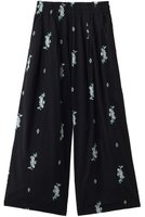 【ヌキテパ/NE QUITTEZ PAS】のCotton Voile Jasmine Embroidery ギャザーパンツ 大人の最旬トレンドファッション＆コーディネート founy(ファウニー) ファッション Fashion レディースファッション Fashion for Women パンツ Pants & Trousers ギャザー Gathered, Ruffled リゾート Resort, Vacation Style リラックス Relax, Relaxed Fit ワイド Wide, Wide Fit 夏 Summer |ID:prp329100004963303