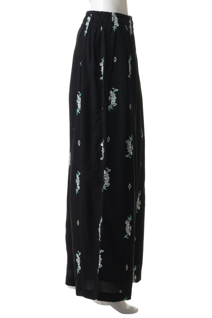 【ヌキテパ/NE QUITTEZ PAS】のCotton Voile Jasmine Embroidery ギャザーパンツ 人気、トレンドファッション・服の通販 founy(ファニー) 　ファッション　Fashion　レディースファッション　Fashion for Women　パンツ　Pants & Trousers　ギャザー　Gathered, Ruffled　リゾート　Resort, Vacation Style　リラックス　Relax, Relaxed Fit　ワイド　Wide, Wide Fit　夏　Summer　新作・新入荷　New Arrivals / New In　other-3|ID: prp329100004963303 ipo3291000000037233740