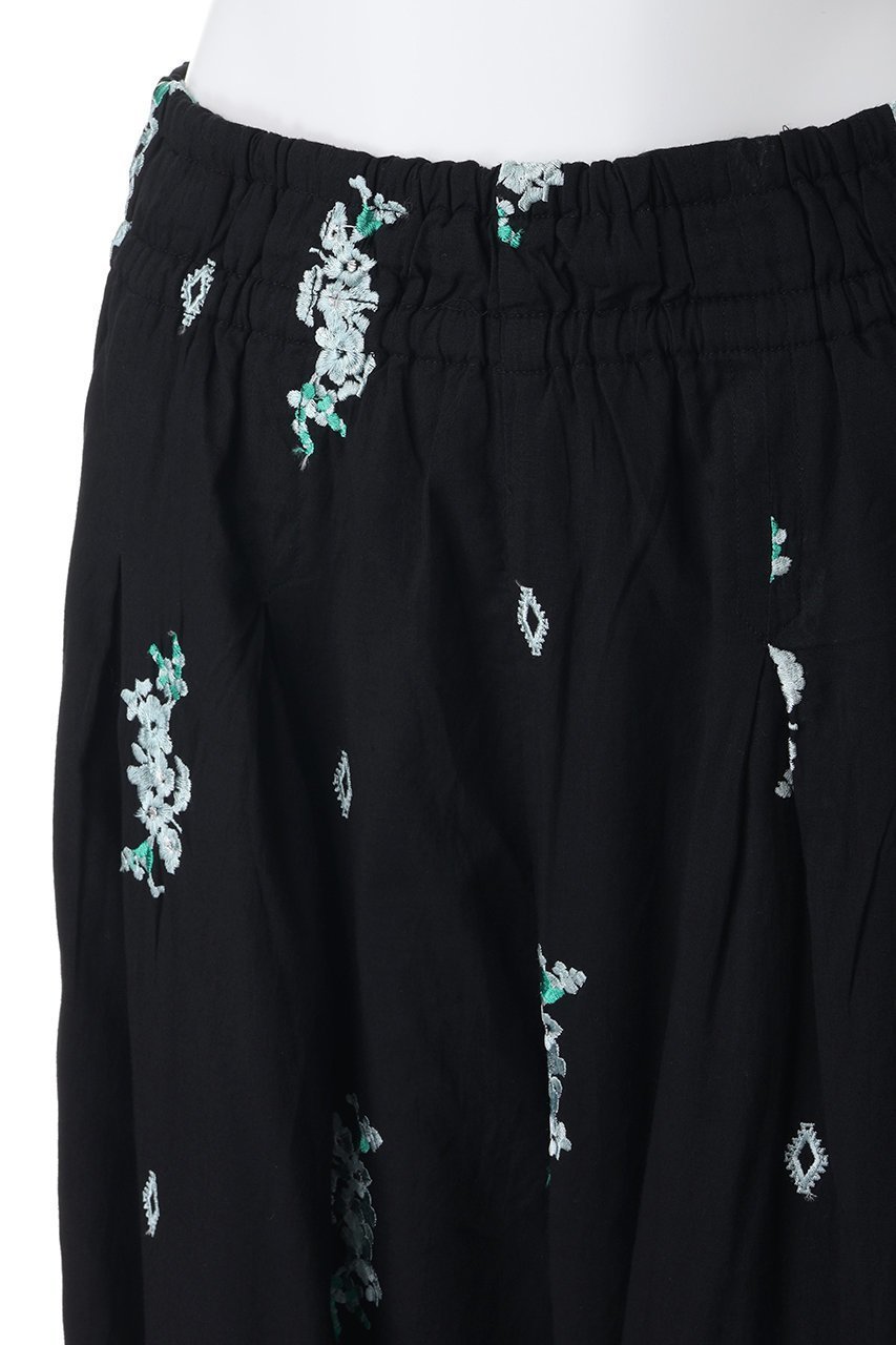 【ヌキテパ/NE QUITTEZ PAS】のCotton Voile Jasmine Embroidery ギャザーパンツ 人気、トレンドファッション・服の通販 founy(ファニー) 　ファッション　Fashion　レディースファッション　Fashion for Women　パンツ　Pants & Trousers　ギャザー　Gathered, Ruffled　リゾート　Resort, Vacation Style　リラックス　Relax, Relaxed Fit　ワイド　Wide, Wide Fit　夏　Summer　新作・新入荷　New Arrivals / New In　other-5|ID: prp329100004963303 ipo3291000000037233742
