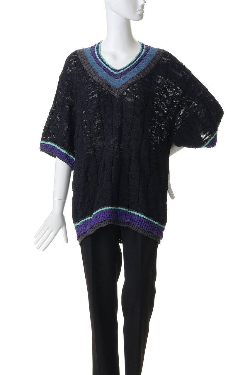 【メゾンスペシャル/MAISON SPECIAL】の【UNISEX】Vネックマルチレイヤード S/SニットTEE 人気、トレンドファッション・服の通販 founy(ファニー) 　ファッション　Fashion　レディースファッション　Fashion for Women　トップス・カットソー　Cut & Sew Tops　ニット　Knit Tops & Sweaters　カジュアルプルオーバー・ニットトップス　Pullovers & Knit Tops / Casual Pullovers　Vネックトップス　V-Neck Tops / V-Cut Neckline Shirts　ユニセックス　Unisex, Genderless　夏　Summer　新作・新入荷　New Arrivals / New In　春　Spring　S/S・春夏　SS, Spring/Summer, Warm Season　other-2|ID: prp329100004963305 ipo3291000000037233754