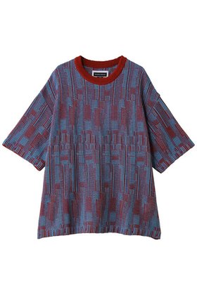 【メゾンスペシャル/MAISON SPECIAL】の【UNISEX】ジオメトリックJQD S/S クルーネックニットTEE 大人の最旬トレンドファッション＆コーディネート founy(ファウニー) ファッション Fashion レディースファッション Fashion for Women トップス・カットソー Cut & Sew Tops ニット Knit Tops & Sweaters カジュアルプルオーバー・ニットトップス Pullovers & Knit Tops / Casual Pullovers ユニセックス Unisex, Genderless ジャカード／ジャガード Jacquard, Woven Pattern パターン Pattern, Design Print ランダム Random, Irregular 夏 Summer 新作・新入荷 New Arrivals / New In S/S・春夏 SS, Spring/Summer, Warm Season |ID:prp329100004963306