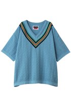 【メゾンスペシャル/MAISON SPECIAL】の【UNISEX】Vネック チルデンニットTEE L.BLU(ライトブルー)|ID: prp329100004963307 ipo3291000000037233766