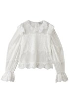 【サードマガジン/THIRD MAGAZINE】の【CHOKLATE】スタンドレースブラウス ホワイト|ID: prp329100004963308 ipo3291000000037233772