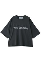 【サードマガジン/THIRD MAGAZINE】のボクシーロゴTシャツ 大人の最旬トレンドファッション＆コーディネート founy(ファウニー) ファッション Fashion レディースファッション Fashion for Women トップス・カットソー Cut & Sew Tops シャツ・ブラウス・オフィスカジュアル Elegant Blouses & Button-Ups ロングTシャツ・Tシャツ Longline T-Shirts & Tees カットソー・ベーシックTシャツ Cut-and-Sewn Tops / Stretch Tees & Basics インナー Innerwear ショート Short, Short Length シンプル Simple, Minimal ジャケット Jacket, Outerwear スリーブ Sleeve, Long Sleeve / Short Sleeve ボトム Bottoms, Lower Wear 夏 Summer 新作・新入荷 New Arrivals / New In 春 Spring S/S・春夏 SS, Spring/Summer, Warm Season |ID:prp329100004963309