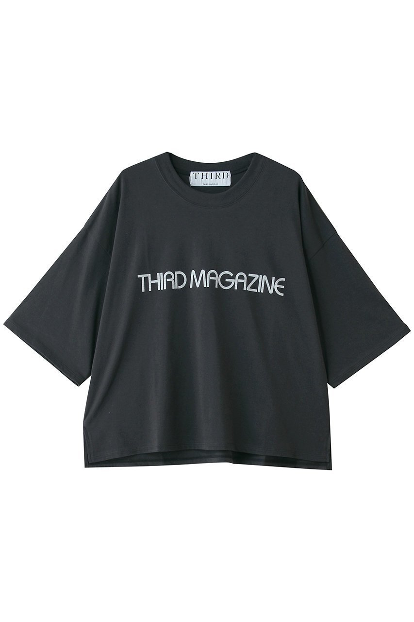 【サードマガジン/THIRD MAGAZINE】のボクシーロゴTシャツ 人気、トレンドファッション・服の通販 founy(ファニー) 　ファッション　Fashion　レディースファッション　Fashion for Women　トップス・カットソー　Cut & Sew Tops　シャツ・ブラウス・オフィスカジュアル　Elegant Blouses & Button-Ups　ロングTシャツ・Tシャツ　Longline T-Shirts & Tees　カットソー・ベーシックTシャツ　Cut-and-Sewn Tops / Stretch Tees & Basics　インナー　Innerwear　ショート　Short, Short Length　シンプル　Simple, Minimal　ジャケット　Jacket, Outerwear　スリーブ　Sleeve, Long Sleeve / Short Sleeve　ボトム　Bottoms, Lower Wear　夏　Summer　新作・新入荷　New Arrivals / New In　春　Spring　S/S・春夏　SS, Spring/Summer, Warm Season　 other-1|ID: prp329100004963309 ipo3291000000037233778