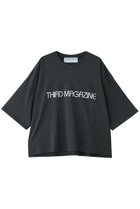 【サードマガジン/THIRD MAGAZINE】のボクシーロゴTシャツ チャコールグレー|ID: prp329100004963309 ipo3291000000037233779
