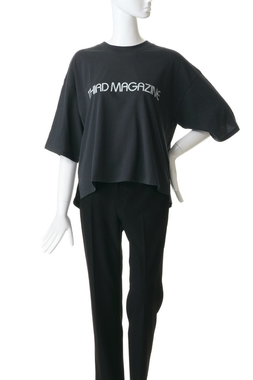 【サードマガジン/THIRD MAGAZINE】のボクシーロゴTシャツ 人気、トレンドファッション・服の通販 founy(ファニー) 　ファッション　Fashion　レディースファッション　Fashion for Women　トップス・カットソー　Cut & Sew Tops　シャツ・ブラウス・オフィスカジュアル　Elegant Blouses & Button-Ups　ロングTシャツ・Tシャツ　Longline T-Shirts & Tees　カットソー・ベーシックTシャツ　Cut-and-Sewn Tops / Stretch Tees & Basics　インナー　Innerwear　ショート　Short, Short Length　シンプル　Simple, Minimal　ジャケット　Jacket, Outerwear　スリーブ　Sleeve, Long Sleeve / Short Sleeve　ボトム　Bottoms, Lower Wear　夏　Summer　新作・新入荷　New Arrivals / New In　春　Spring　S/S・春夏　SS, Spring/Summer, Warm Season　other-2|ID: prp329100004963309 ipo3291000000037233780