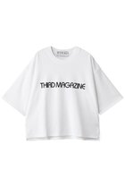 【サードマガジン/THIRD MAGAZINE】のボクシーロゴTシャツ ホワイト|ID: prp329100004963310 ipo3291000000037233785