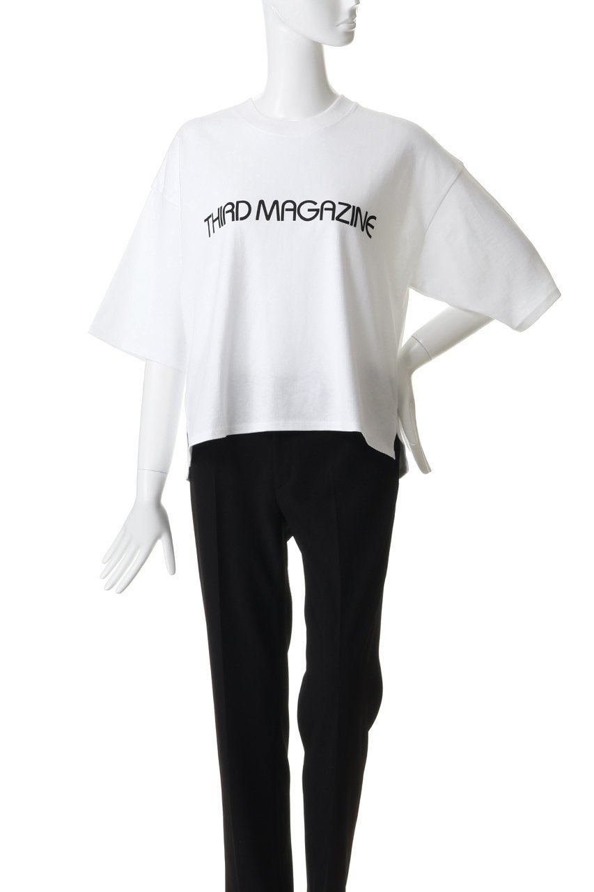 【サードマガジン/THIRD MAGAZINE】のボクシーロゴTシャツ 人気、トレンドファッション・服の通販 founy(ファニー) 　ファッション　Fashion　レディースファッション　Fashion for Women　トップス・カットソー　Cut & Sew Tops　シャツ・ブラウス・オフィスカジュアル　Elegant Blouses & Button-Ups　ロングTシャツ・Tシャツ　Longline T-Shirts & Tees　カットソー・ベーシックTシャツ　Cut-and-Sewn Tops / Stretch Tees & Basics　ショート　Short, Short Length　スリーブ　Sleeve, Long Sleeve / Short Sleeve　夏　Summer　新作・新入荷　New Arrivals / New In　other-2|ID: prp329100004963310 ipo3291000000037233786