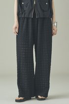 【カレンソロジー/Curensology】のカットエンブロイダリーパンツ ブラック|ID: prp329100004963315 ipo3291000000037233829