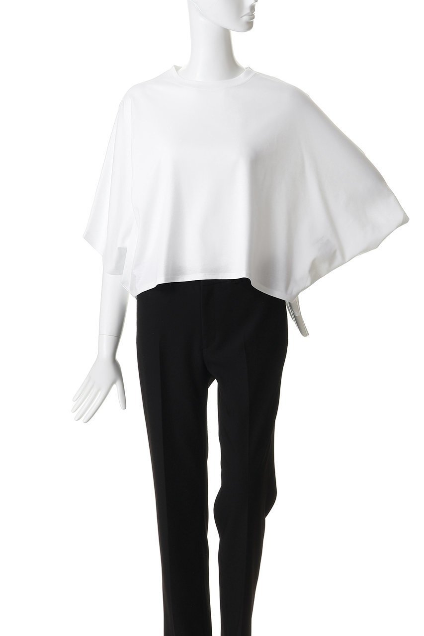 【プルミエ アロンディスモン/1er Arrondissement】のハイゲージポンチクロップドTシャツ 人気、トレンドファッション・服の通販 founy(ファニー) 　ファッション　Fashion　レディースファッション　Fashion for Women　トップス・カットソー　Cut & Sew Tops　シャツ・ブラウス・オフィスカジュアル　Elegant Blouses & Button-Ups　ロングTシャツ・Tシャツ　Longline T-Shirts & Tees　カットソー・ベーシックTシャツ　Cut-and-Sewn Tops / Stretch Tees & Basics　クロップド　Cropped, Short Length　ショート　Short, Short Length　シンプル　Simple, Minimal　スリーブ　Sleeve, Long Sleeve / Short Sleeve　バランス　Balance, Style Balance　新作・新入荷　New Arrivals / New In　other-2|ID: prp329100004963319 ipo3291000000037233860